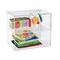 Azar Displays Acrylic Countertop Open Case 14'' Wide with One Non-Removable Shelf and Wall Hanging Holes 255655 - alternate 3